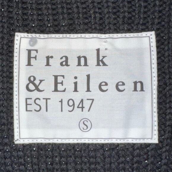 Frank & Eileen Montecito Black Pure Italian Cotton Knit Sweater Vest Size Small - Picture 3 of 13